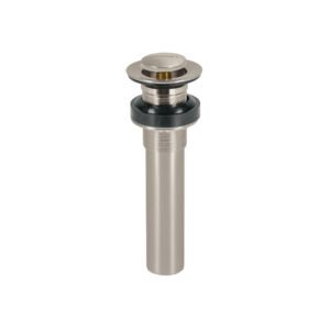 Contra p/lavabo sin rebosadero sistema push satín 1-1/4 47038