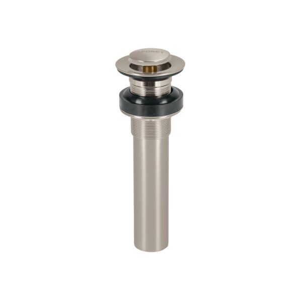 Contra p/lavabo sin rebosadero sistema push satín 1-1/4 47038