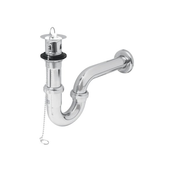 Céspol 1-1/4 c/contra tapón y cadena latón cromop/lavabo 49335