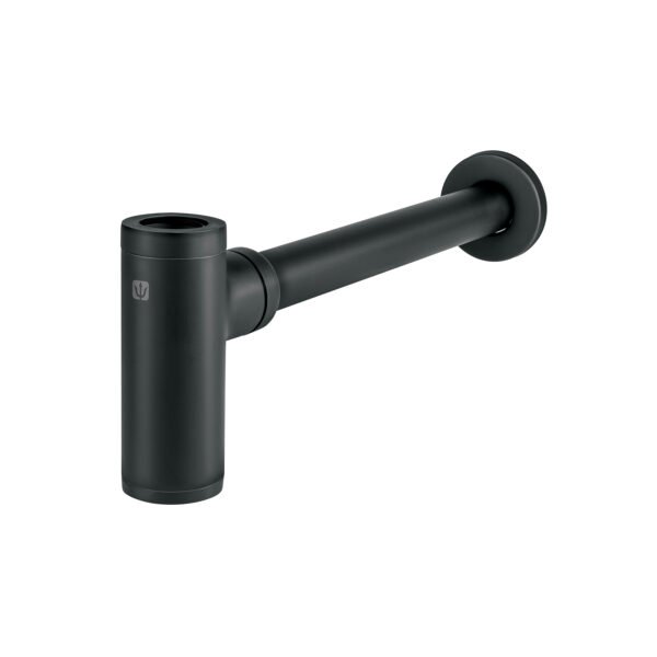 Céspol de bote minimalista 1 1/4 negro para lavabo Foset 48269