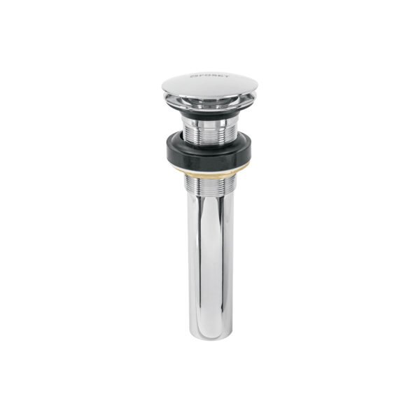 Contra p/lavabo 1-1/4 sin rebosadero hongo latón cromo 45698