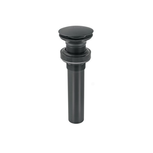 Contra p/lavabo 1-1/4 sin rebosadero hongo latón negro 45700