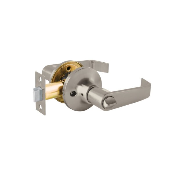Cerradura manija Siena p/recámara níquel satin HERMEX 43997