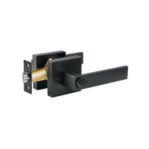 CEMA-26R.jpg Cerradura manija Módena p/recámara negro cil latón 45335