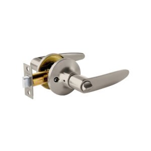 Cerradura manija Turín p/recámara níquel satin HERMEX 43999
