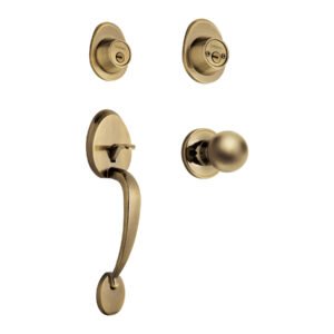 Jaladera y perilla Lugo llave-llave LA HERMEX 43022