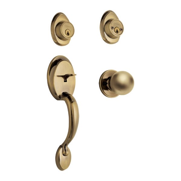 Jaladera y perilla Berna llave-llave LA BASIC 23672