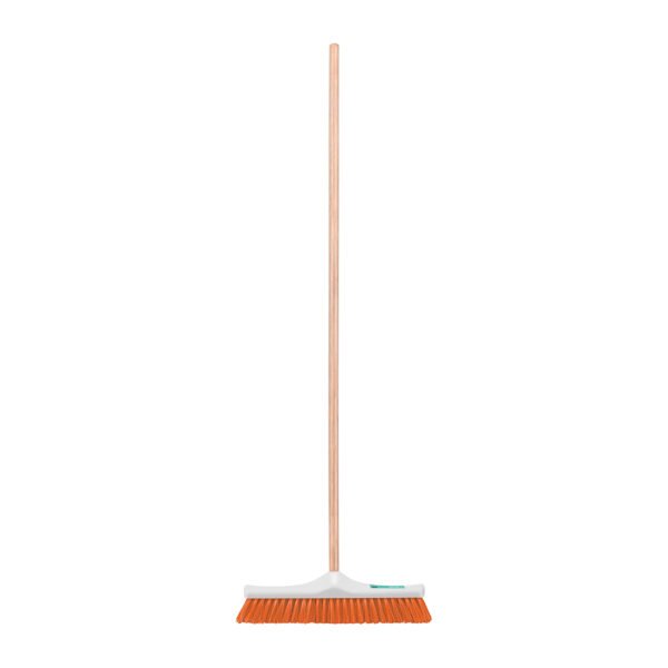 Cepillo industrial cerda rígida de 40 cm bastón de madera 57035