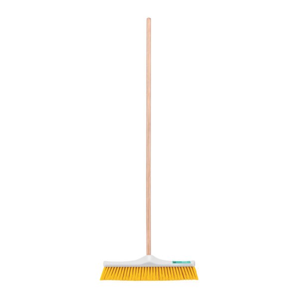 Cepillo industrial cerda suave de 50 cm bastón de madera 57036
