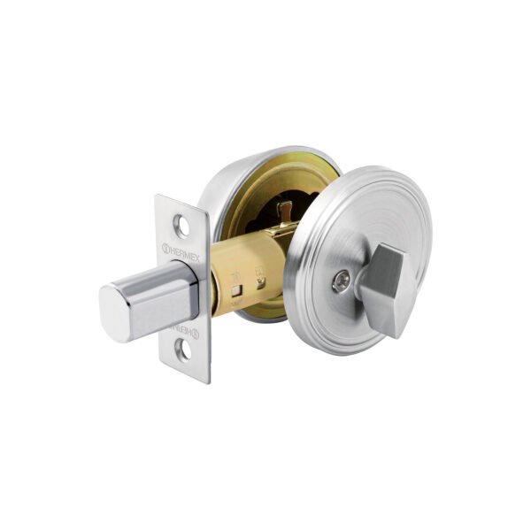 Cerrojo llave-mariposa cromo mate llave de puntos HERMEX 43601