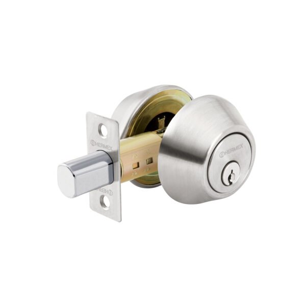 Cerrojo llave-llave cromo mate llave tradicional HERMEX 23611