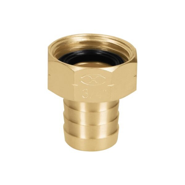 Conector 3/4 hembra de latón sólido para manguera Truper 12286