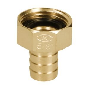Conector 5/8 hembra de latón sólido para manguera Truper 12288
