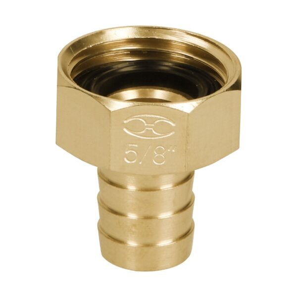 Conector 5/8 hembra de latón sólido para manguera Truper 12288