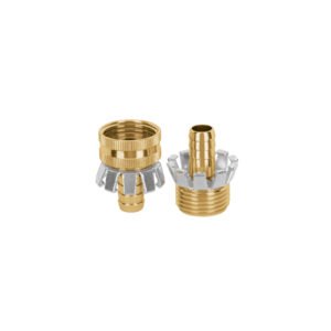 Juego de conectores 1/2 macho/hembra tipo garra de aluminio 102084
