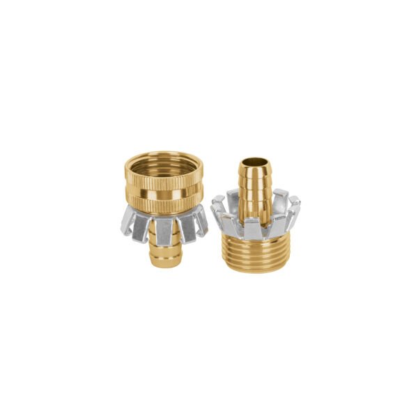 Juego de conectores 1/2 macho/hembra tipo garra de aluminio 102084