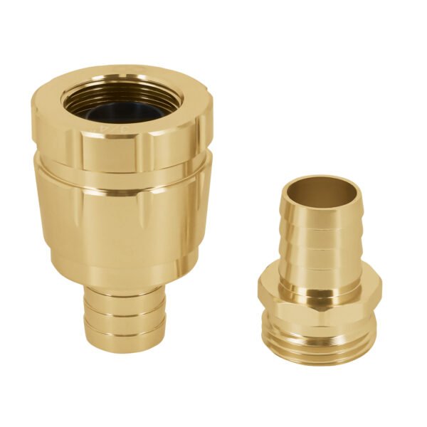 Juego de conectores 3/4 macho/hembra robustos de aluminio 101169
