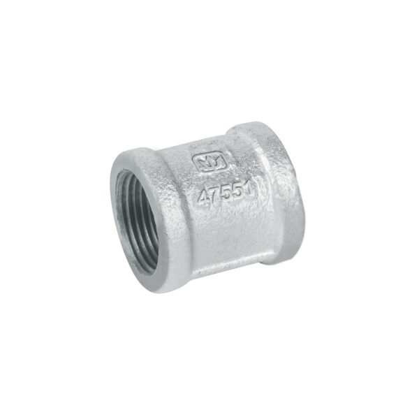 Cople reforzado de acero galvanizado de 3/4 Foset 47551