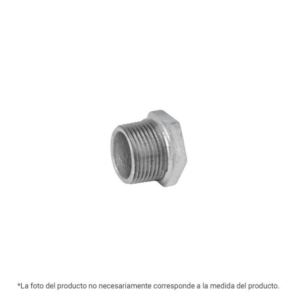 Reducción bushing acero galvanizado 2x1 FOSET 43971