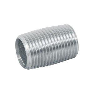 Niple de acero galvanizado 1/2 cuerda corrida Foset 47536