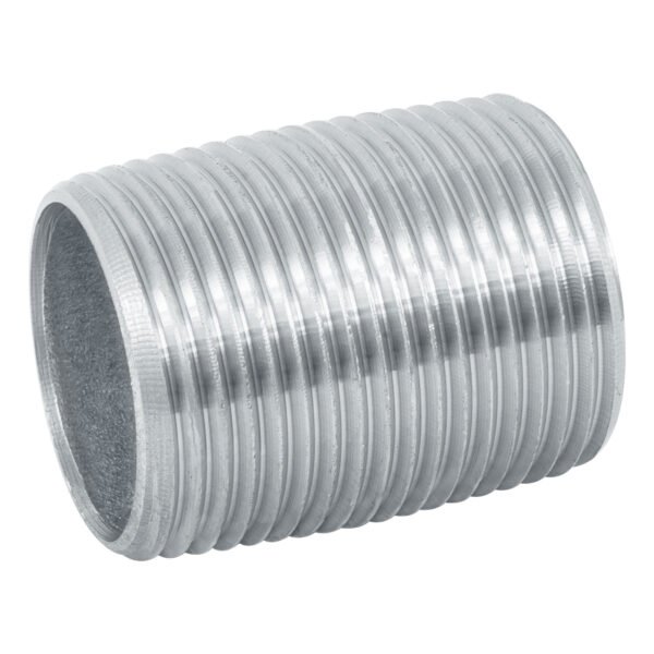 Niple de acero galvanizado 1 cuerda corrida Foset 47538