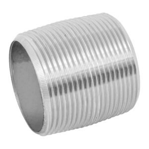 Niple de acero galvanizado 1-1/2 cuerda corrida Foset 48790