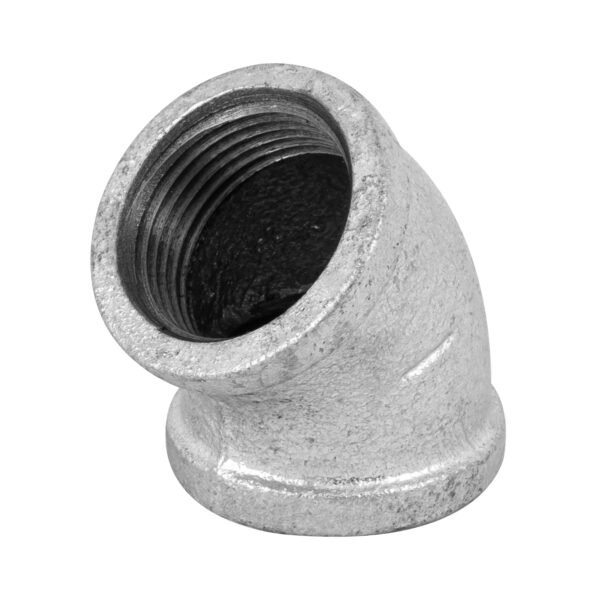 Codo 45° acero galvanizado de 1 Foset 47541