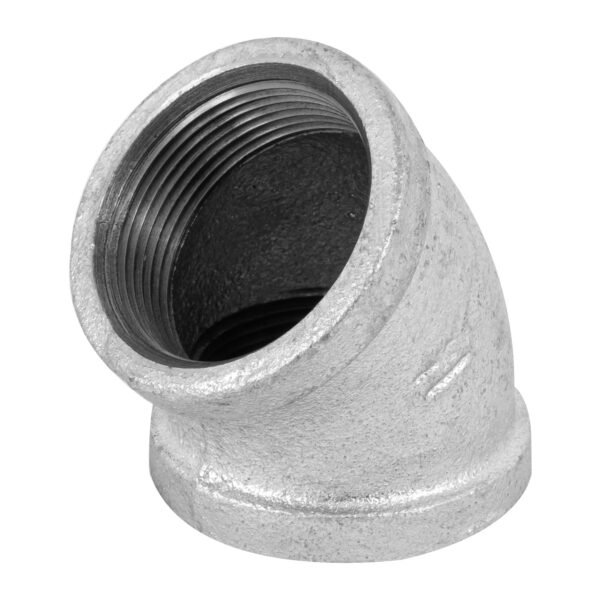Codo 45° acero galvanizado de 1-1/2 Foset 48753