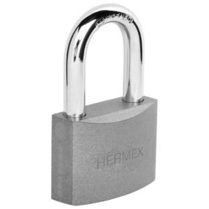 CHB-63L.jpg Candado de hierro 63 mm gancho largo en blíster HERMEX 43804
