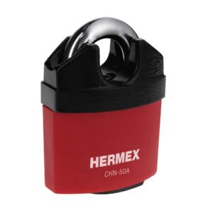 CHN-50A.jpg Candado de hierro 50 mm gancho protegido llave anti-ganzúa 43340