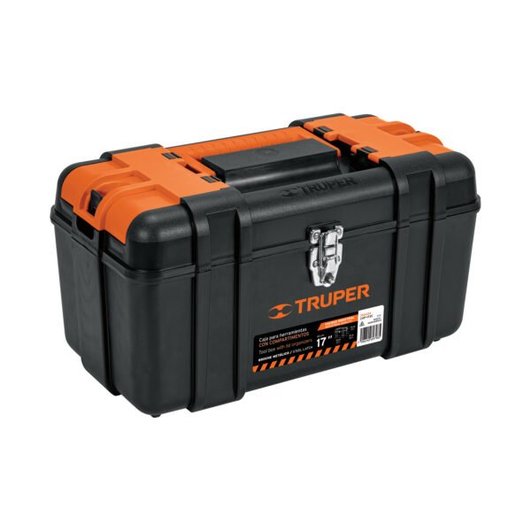 Caja para herramienta 17 c/compartimentosbroches metálicos 102434
