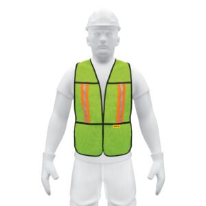 CHS-200V.jpg Chaleco de seguridad con cintas reflejantes verde Pretul 21026