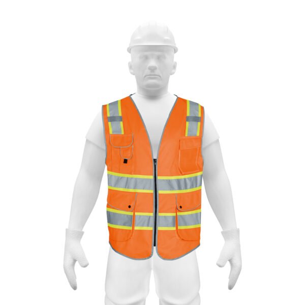 Chaleco de seguridad de alta visibilidad naranja G EXPERT 102441