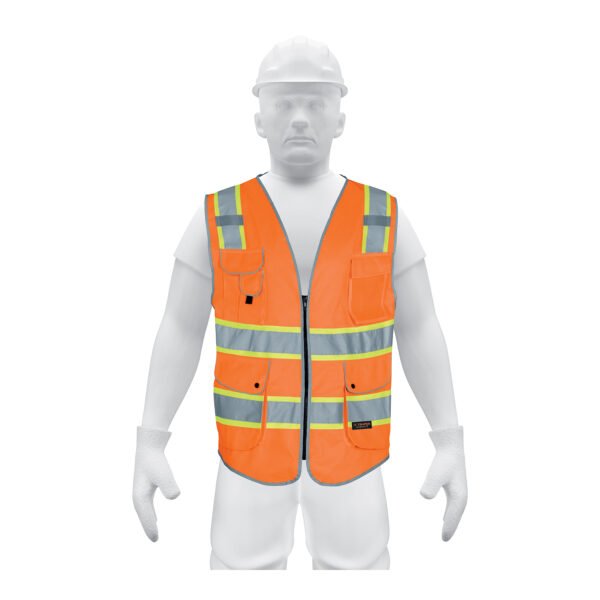 Chaleco de seguridad de alta visibilidad naranja XGEXPERT 102442