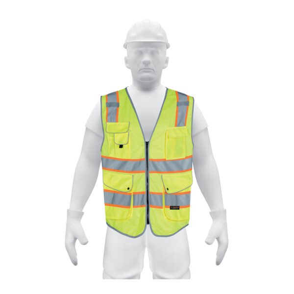 Chaleco de seguridad de alta visibilidad verde XG EXPERT 102445