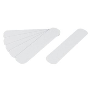 CIA-02B.jpg Tarjeta 6 tiras 23cm antiderrapantes blancas 50mm c/abrasivo 12531