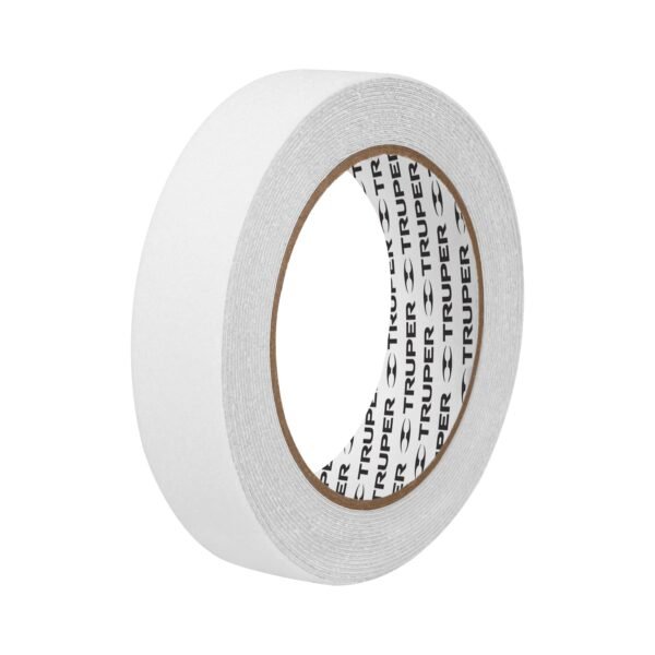 Rollo de 5m de cinta antiderrapante blanca 25mm con abrasivo 12543