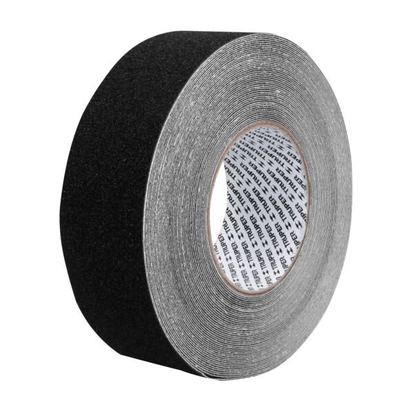 Rollo de 18m de cinta antiderrapante negra 50mm con abrasivo 101444