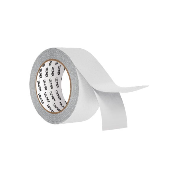 Rollo de 5m de cinta antiderrapante blanca 50mm con abrasivo 12533
