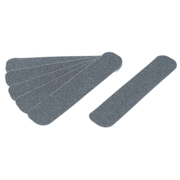Tarjeta 6 tiras 23cm antiderrapantes grises 50mm área húmeda 101775