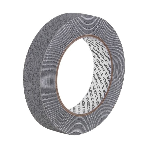 Rollo de 5 m cinta antiderrapante 25mm gris p/áreas húmedas 101772