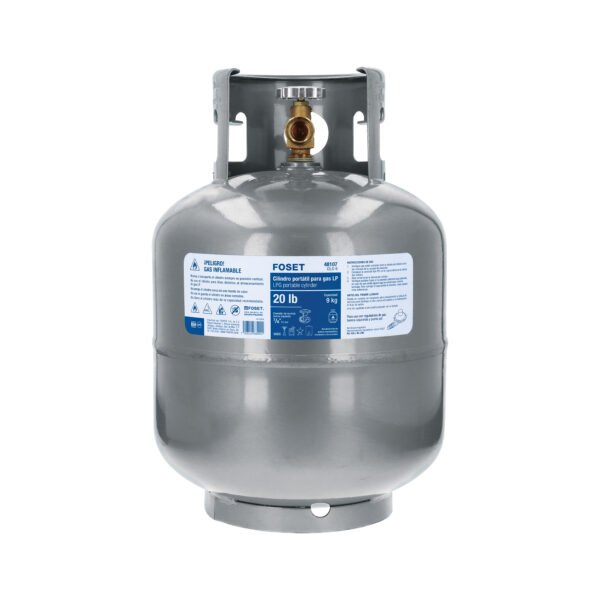 Cilindro portátil para gas LP 20lb (9kg) Foset 48107