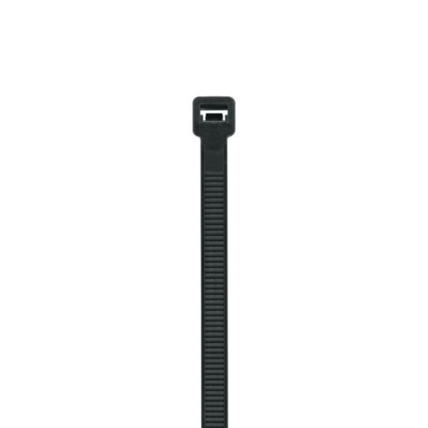 Bolsa con 10 cinchos plásticos 120 lb 300 x 7.5 mm negros 45840
