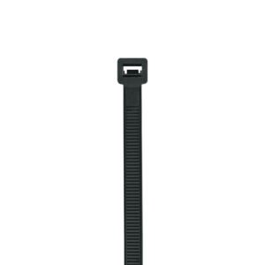 Bolsa con 10 cinchos plásticos 175 lb 450 x 9 mm negros 45841