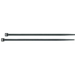 Bolsa con 25 cinchos plásticos 50 lb 500x4.5 mm negros 44331