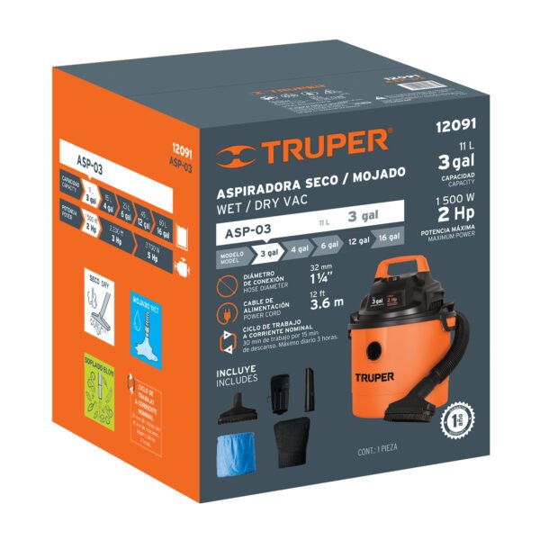 Caja de empaque de repuesto para ASP-03 Truper 103124