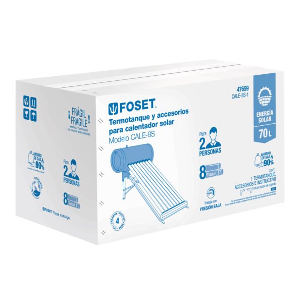 Caja de empaque de repuesto para termotanque CALE-8S Foset 47777