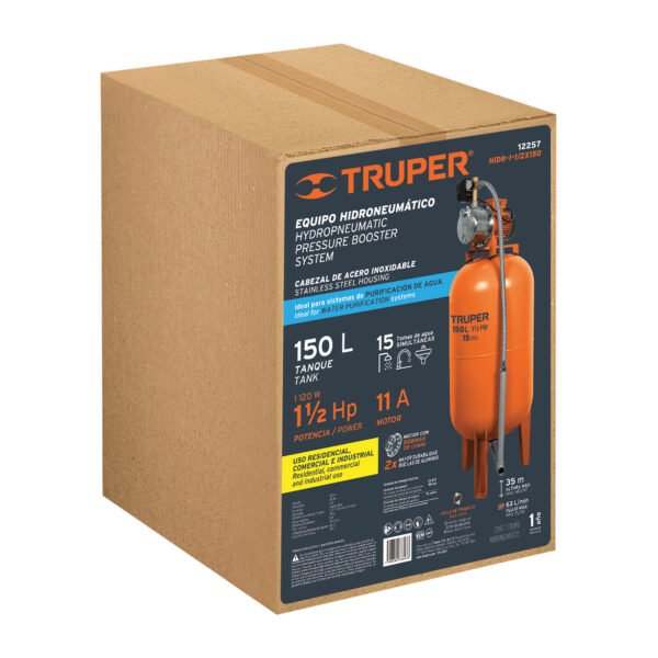 Caja de empaque de repuesto para HIDR-1-1/2X150 Truper 103139