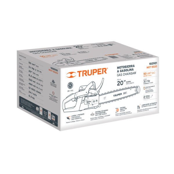 Caja de empaque de repuesto para MOT-5020 Truper 103402