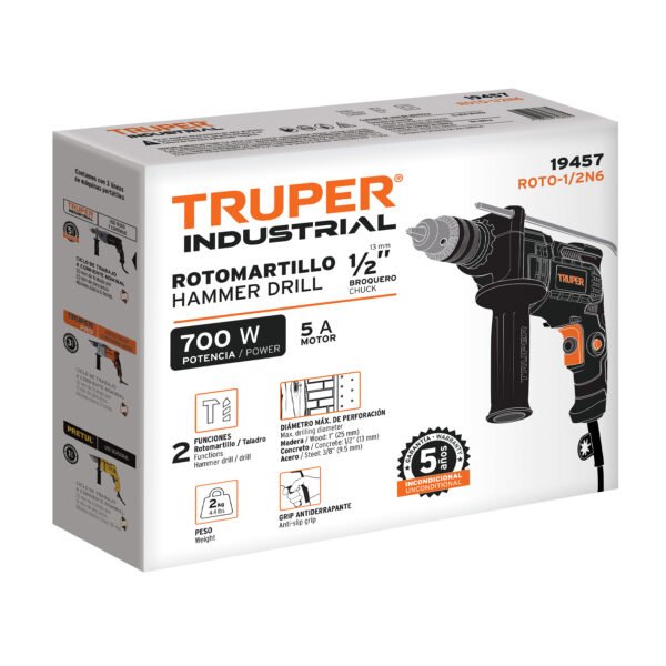 Caja de empaque de repuesto para ROTO-1/2N6 Truper 102500
